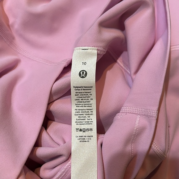 LULULEMON ALIGN HR SHORTS 4” in VITA PINK SZ 4,6,10 NWT - Picture 8 of 16